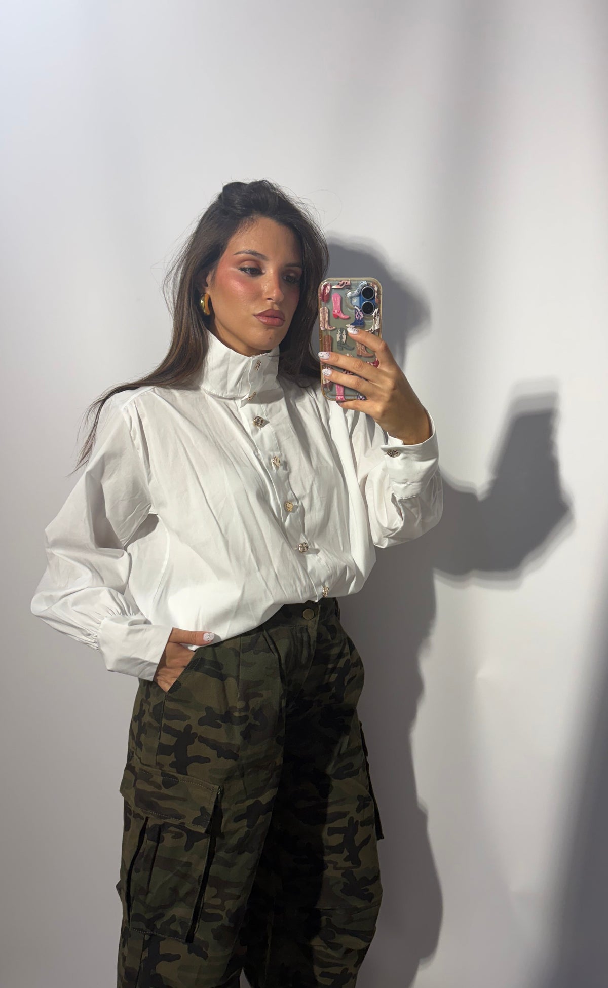 CAMISA CUELLO SUBIDO