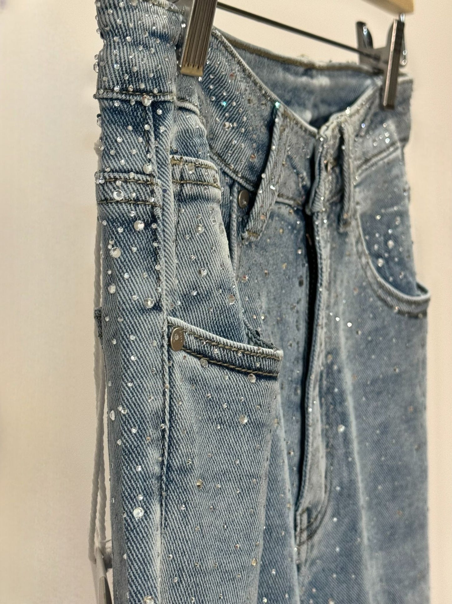 Bermudas Perlas Denim