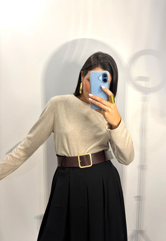 VESTIDO COMBINADO CINTURÓN