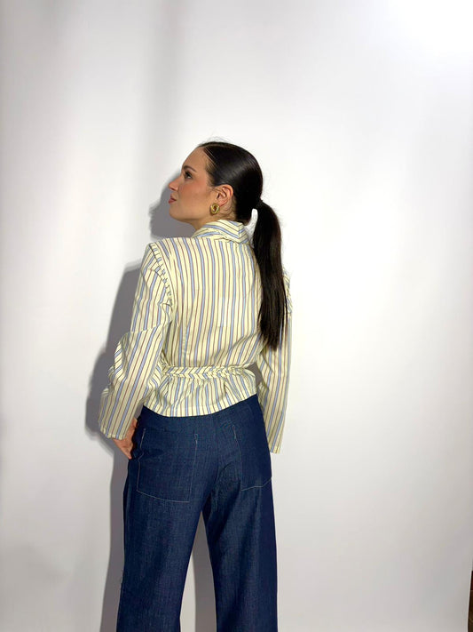 CAMISA CRUZADA RAYAS