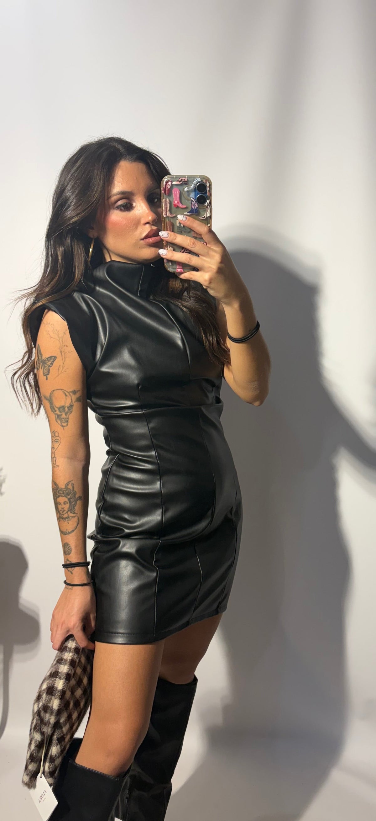 VESTIDO MINI POLI