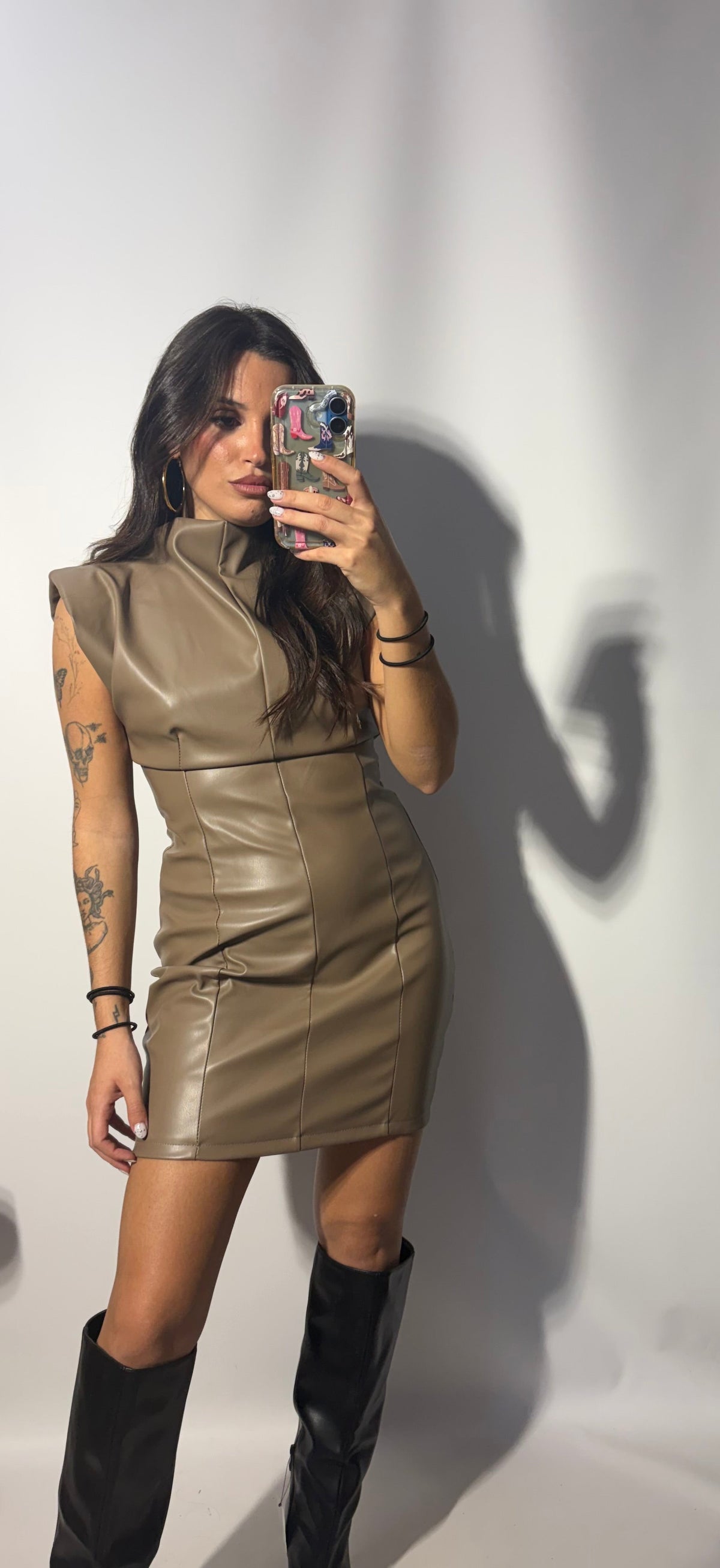 VESTIDO MINI POLI