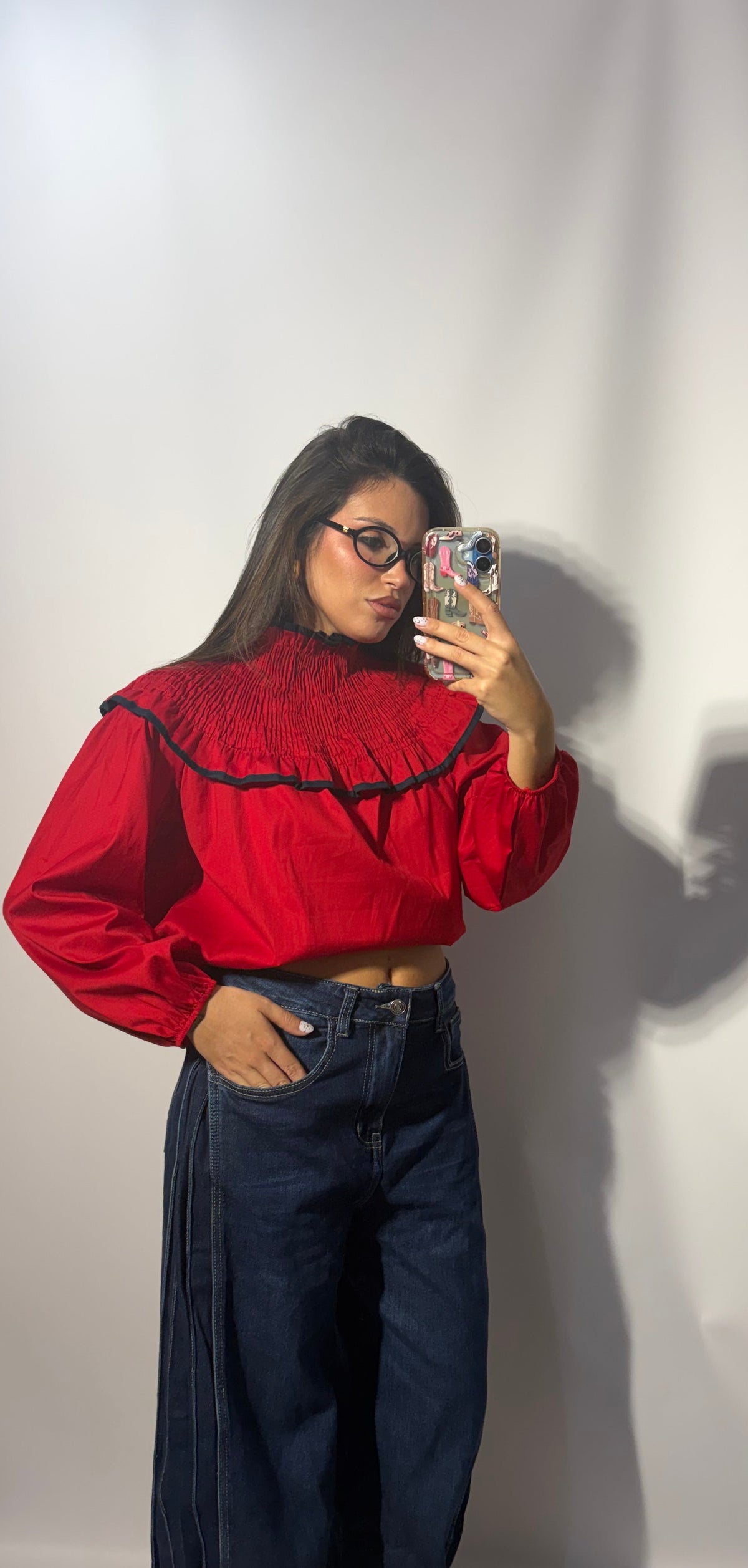 CAMISA CUELLO BABERO