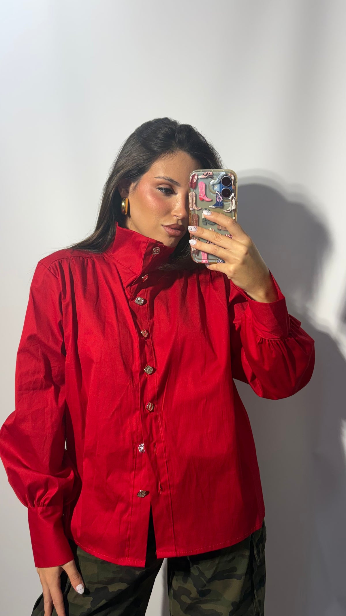 CAMISA CUELLO SUBIDO