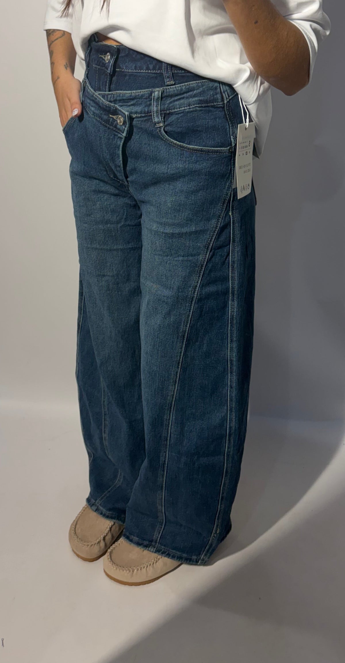 JEANS DOBLE CINTURILLA