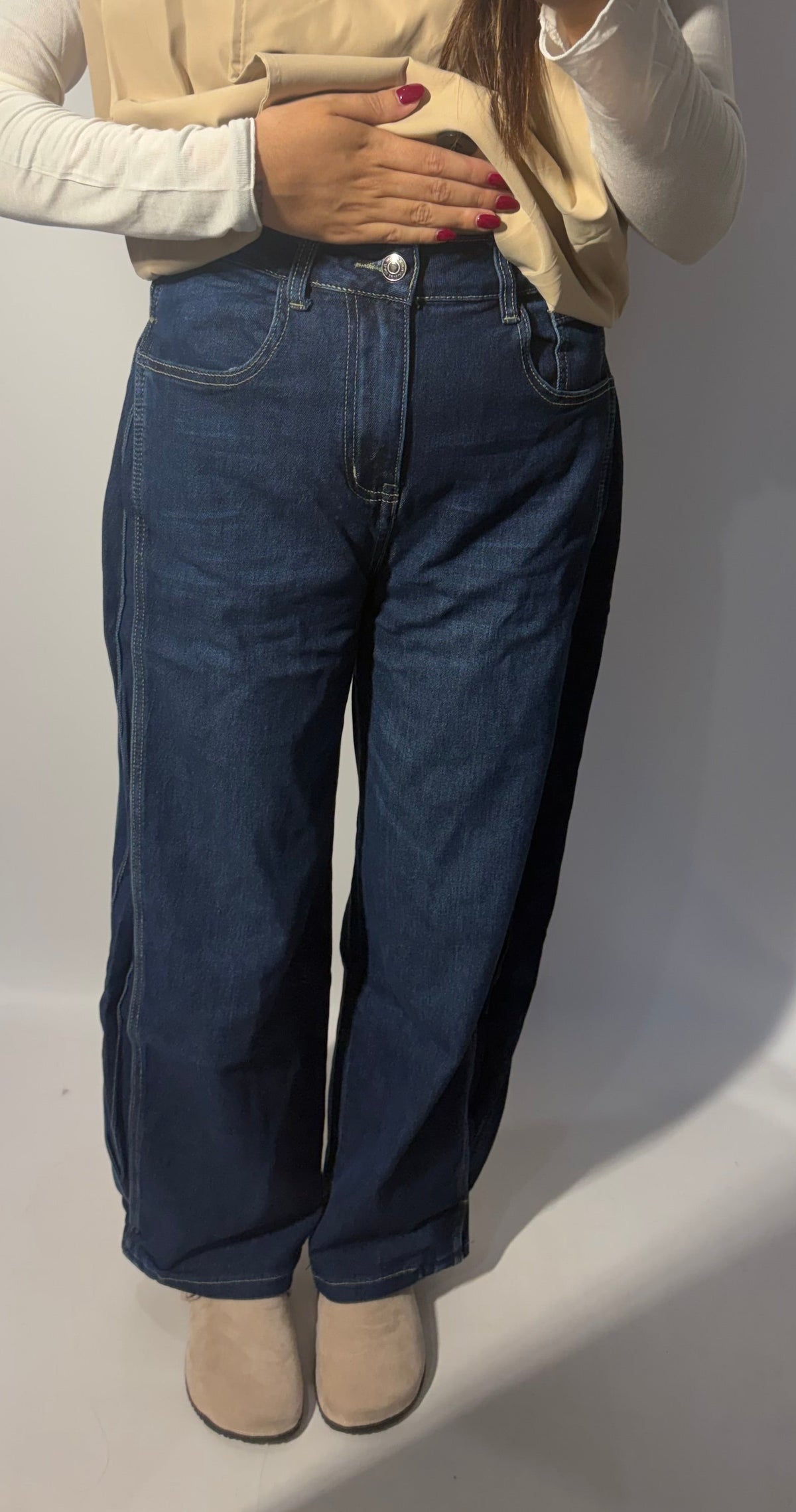 JEANS PLIEGUES