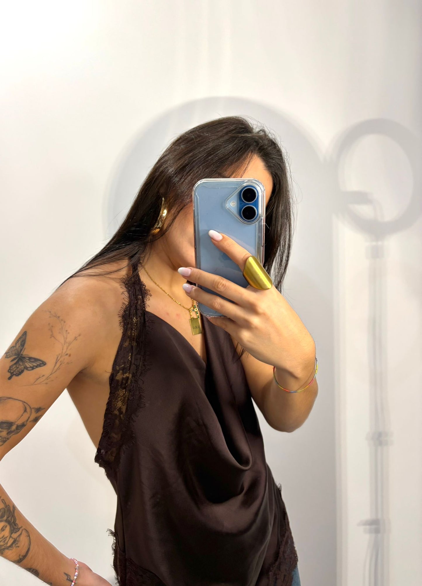 TOP HALTER ENCAJE