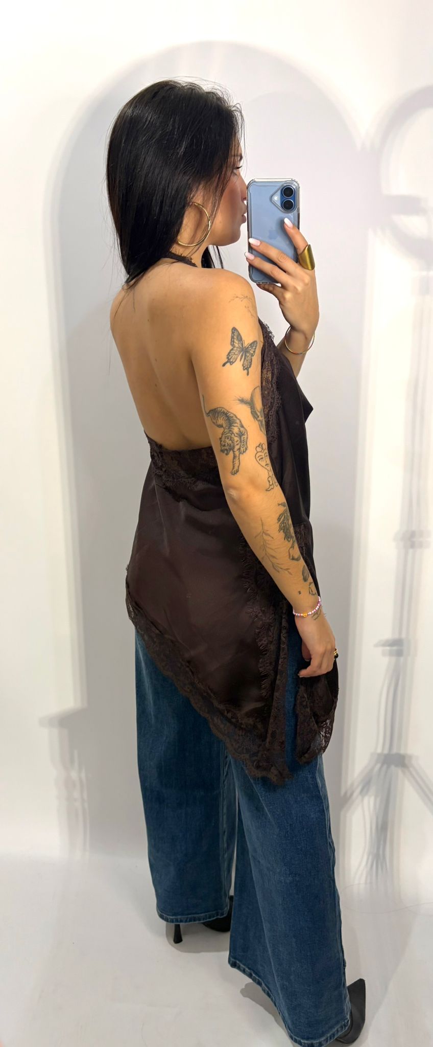 TOP HALTER ENCAJE