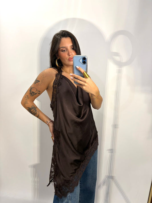 TOP HALTER ENCAJE