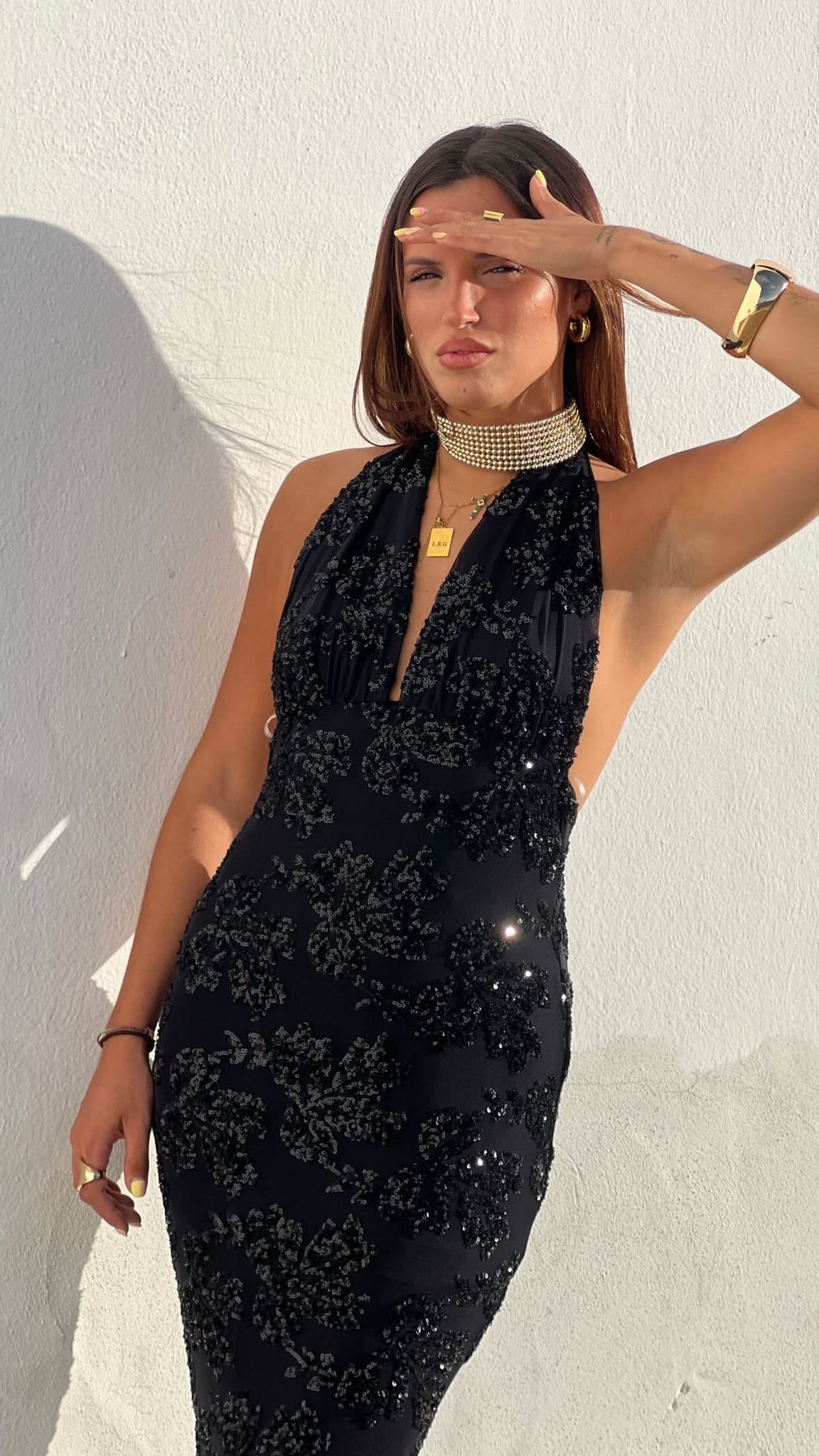 VESTIDO LENTEJUELAS
