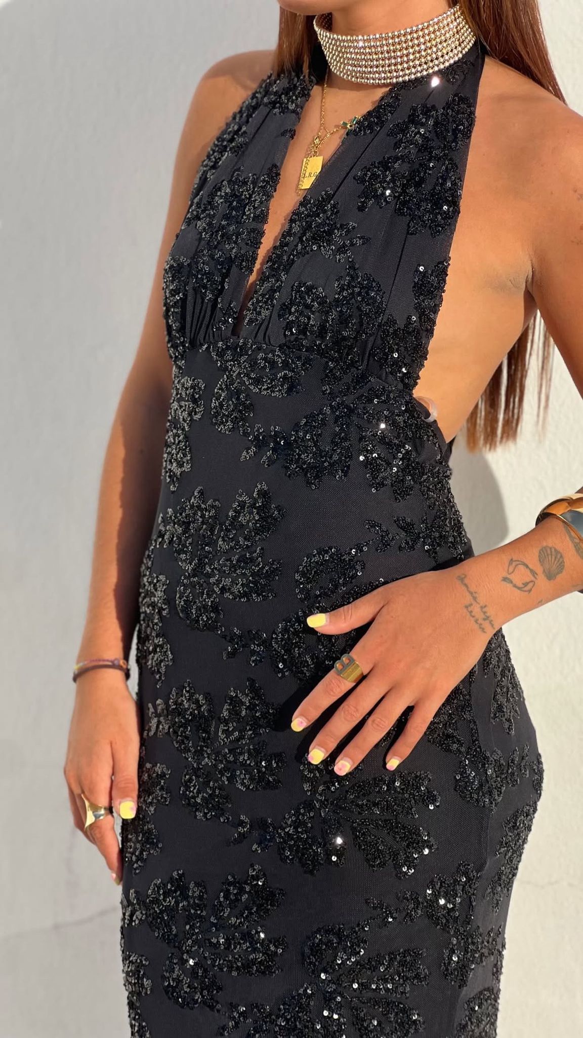 VESTIDO LENTEJUELAS