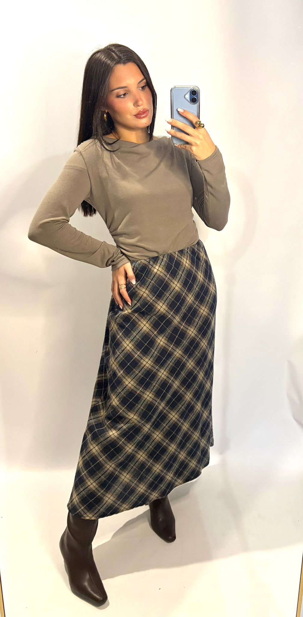 FALDA CUADROS