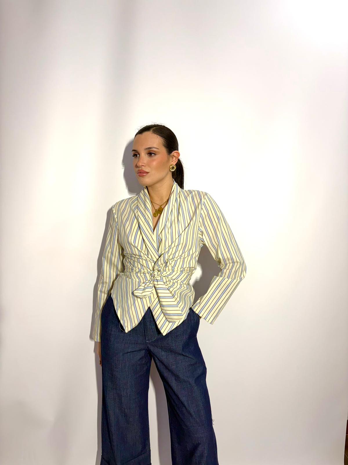 CAMISA CRUZADA RAYAS